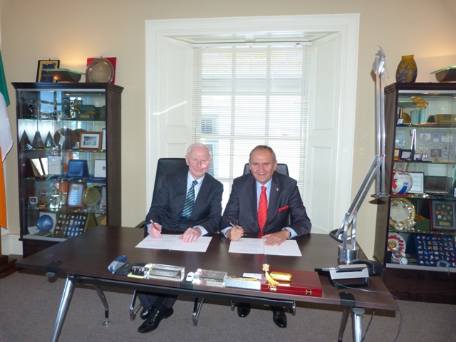 Mr. Patrick Hickey, President of OCI and Mr. Andrzej Kraśnicki, President of Polish NOC