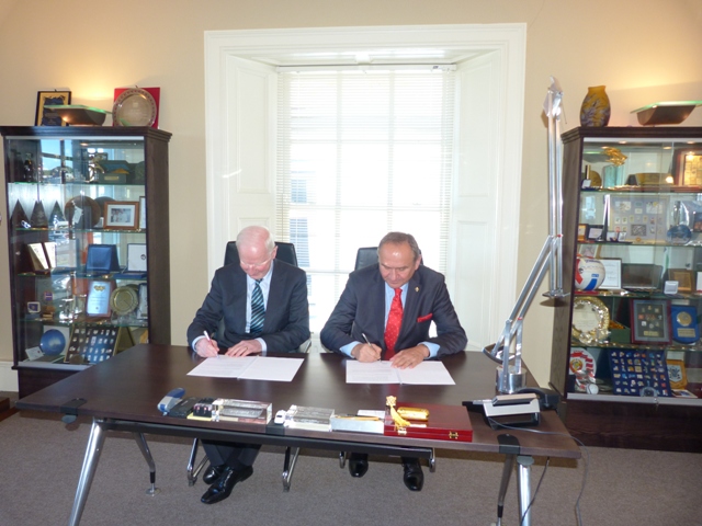 Mr. Patrick Hickey, President of OCI and Mr. Andrzej Kraśnicki, President of Polish NOC