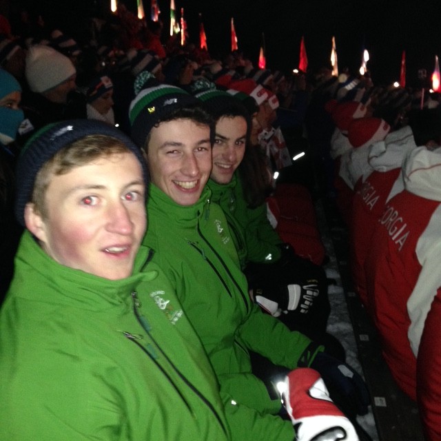 20150126_Athletes at Opening Ceremony