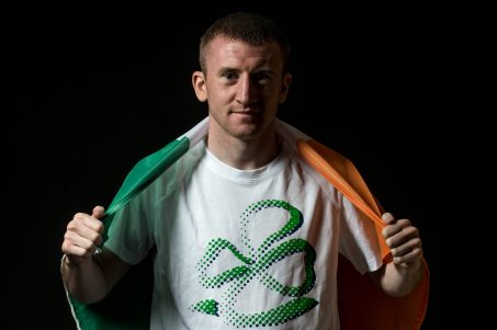 27 April 2016; Team Ireland boxer Paddy Barnes who was named as flagbearer for Team Ireland for the forthcoming Rio Olympic Games during a press conference to celebrate 100 Days out from the Rio Olympic Games. Conrad Hotel, Dublin. Picture credit: Brendan Moran / SPORTSFILE *** NO REPRODUCTION FEE ***
