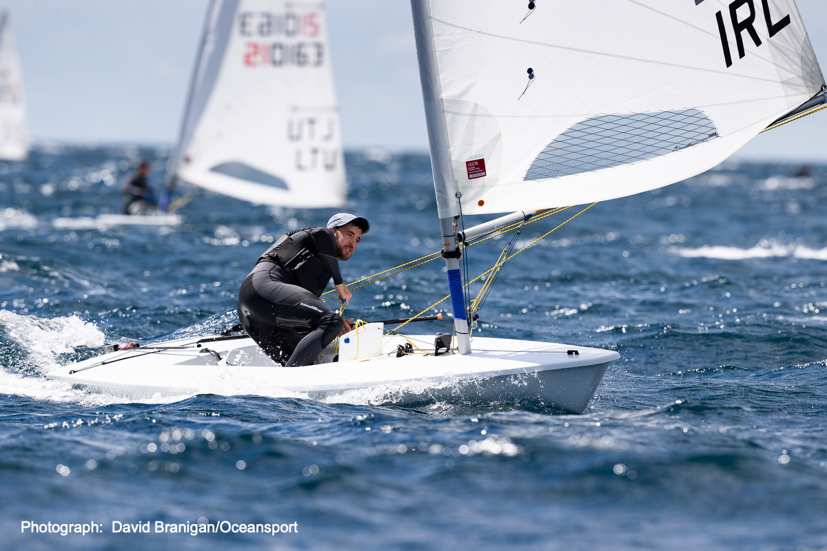 Ireland's Finn Lynch in top ten overall at ILCA7 (Laser Standard) World ...