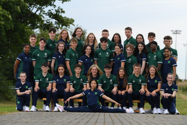 Team Ireland Athletes at the EYOF Banska Bystrica 2022