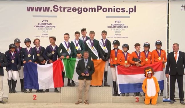 Irish Pony Show Jumping team crowned European Champions with gold medal win in Poland