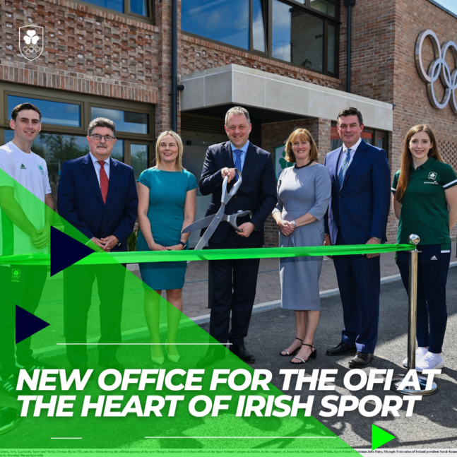 New Office for the Olympic Federation of Ireland in the Heart of Irish Sport