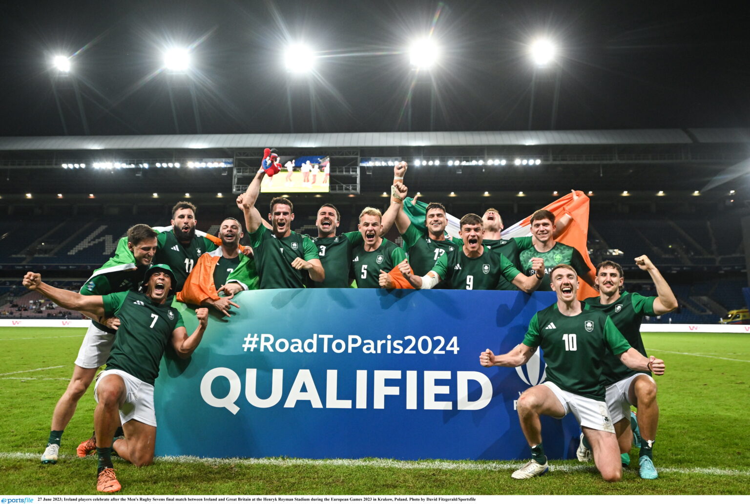 RUGBY SEVENS WIN GOLD AT THE EUROPEAN GAMES AND QUALIFY FOR THE PARIS OLYMPICS Olympic Ireland