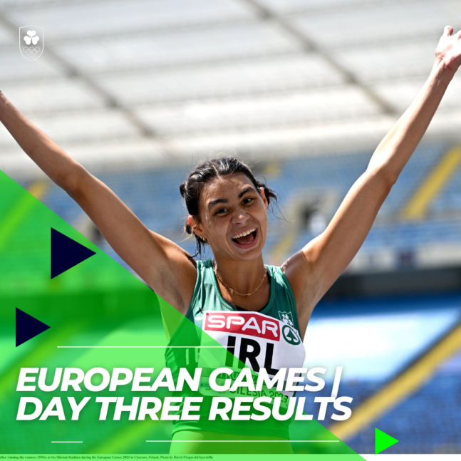 European Games – Day Three of Action for Team Ireland