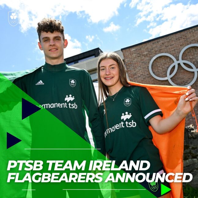 Permanent TSB Team Ireland Flagbearers Revealed for European Youth Olympic Festival (EYOF)