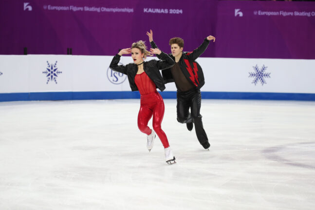 Carolane Soucisse and Shane Firus Qualify Ireland For Free Dance At European Figure Skating Championships