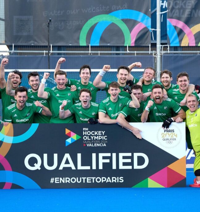 The Moment The Ireland Men's Hockey Team Qualified For The Paris 2024 Olympic Games