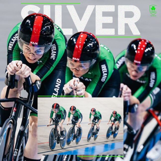 Ireland Secure Silver And New Women’s Team Pursuit National Record At UCI Tissot Track Nations Cup