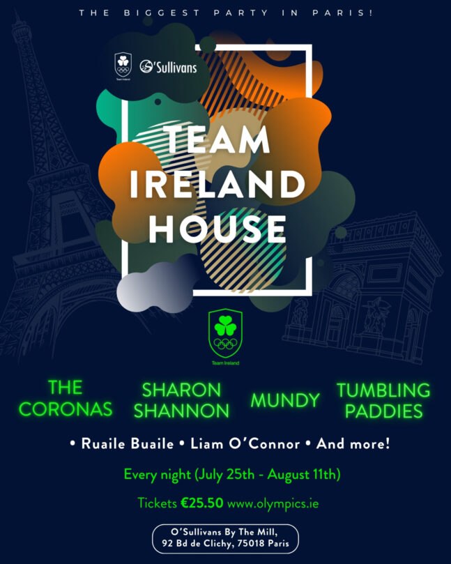 Announcing the Team Ireland House Line Up