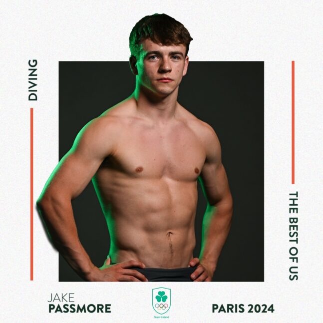 DIVER JAKE PASSMORE OFFICIALLY SELECTED FOR PARIS