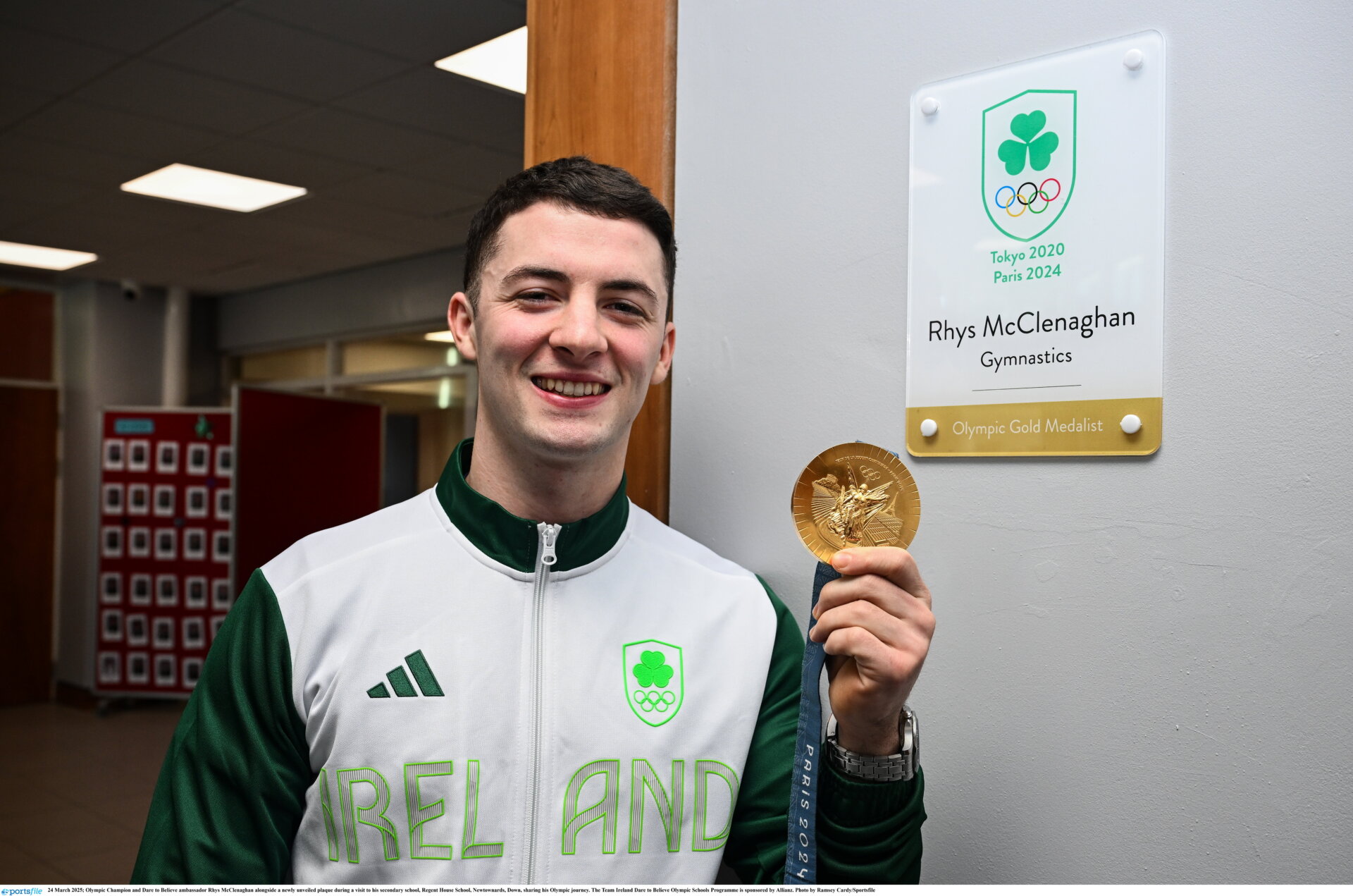 Dare to Believe Olympic Schools Programme Visit with Rhys McClenaghan