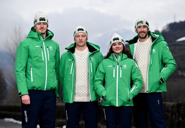 TEAM IRELAND LINE UP NAMED FOR THE WINTER OLYMPICS
