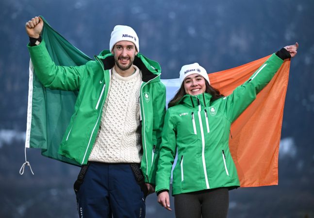 ALLIANZ FLAGBEARERS REVEALED FOR TEAM IRELAND AT THE WINTER OLYMPICS