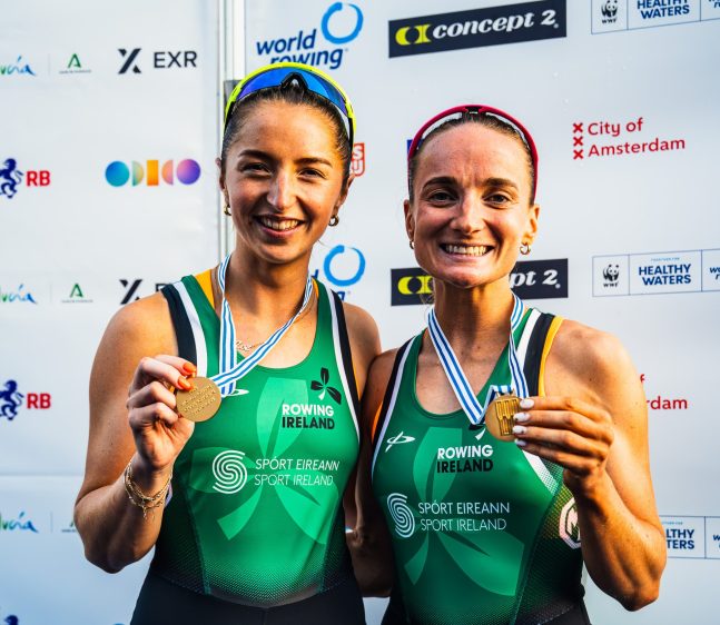 Three Medals and a World Title for Irish Rowing in Amsterdam